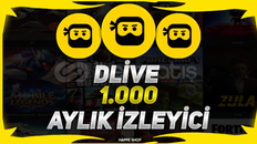 [HIZLI] DLİVE AYLIK 1000 İZLEYİCİ
