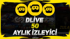 [HIZLI] DLİVE AYLIK 50 İZLEYİCİ
