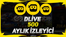 [HIZLI] DLİVE AYLIK 500 İZLEYİCİ