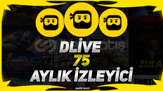 [HIZLI] DLİVE AYLIK 75 İZLEYİCİ
