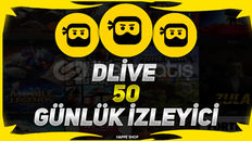 [HIZLI] DLİVE GÜNLÜK 50 İZLEYİCİ