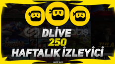 [HIZLI] DLİVE HAFTALIK 250 İZLEYİCİ