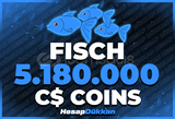 ⭐[HIZLI] Fisch 5.180.000M C$ Coins⭐