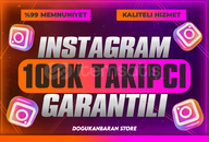 ⭐️[HIZLI GARANTİLİ] İNSTAGRAM 100K TAKİPÇİ