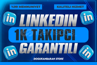 ⭐️[HIZLI GARANTİLİ] LİNKEDİN 1K TAKİPÇİ