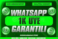 ⭐️[HIZLI GARANTİLİ] WHATSAPP 1K ÜYE
