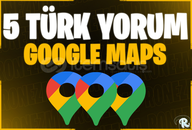 ( HIZLI ) Google Maps 5 Adet İstediğiniz Yorum
