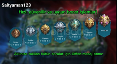 Hızlı güvenilir ve uygun boost işlemleri