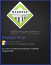BAGGAGE BROŞU !HIZLI GÜVENLİ!
