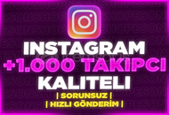 ⭐[GARANTİLİ] INSTAGRAM 1.000 GERÇEK TAKİPÇİ⭐