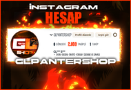 ✨[HIZLI] INSTAGRAM 2.000 TAKİPÇİ HESAP ✨