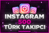 (HIZLI ) İNSTAGRAM 500 TÜRK TAKİPÇİ