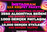 ⭐GARANTİLİ | INSTAGRAM KEŞFET PAKETİ 4 | ⭐