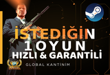 ⭐[HIZLI] İstediğiniz 1 Oyun + Garanti⭐