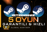 [HIZLI] İstediğiniz 5 Oyun + Garanti