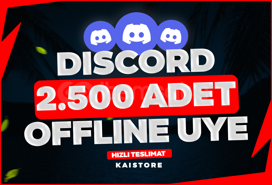 ⭐️ HIZLI+KALİTELİ - DİSCORD 2500 OFFLİNE ÜYE ⭐️ ⭐️ HIZLI+KALİTELİ - DİSCORD 2500 OFFLİNE ÜYE ⭐️