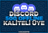 [HIZLI / KALİTELİ] Discord 500 Offline Üye