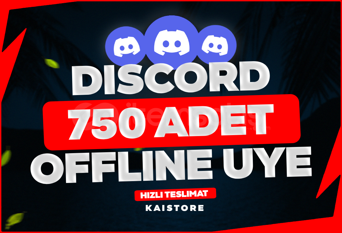 ⭐️ HIZLI+KALİTELİ - DİSCORD 750 OFFLİNE ÜYE ⭐️ ⭐️ HIZLI+KALİTELİ - DİSCORD 750 OFFLİNE ÜYE ⭐️