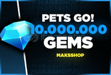 ⭐Hızlı Pets Go 10M Gems⭐