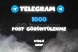 ⭐️(HIZLI) TELEGRAM 1000 POST GÖRÜNTÜLEME ⭐️