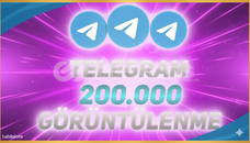 [HIZLI] TELEGRAM 200000 GÖRÜNTÜLENME