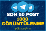 [HIZLI] Telegram Son 50 Post 1000 Görüntülenme⭐