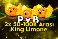 [HIZLI TESLİM⚡] 2x 500-100K Arası King Limone