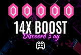 ⚡HIZLI TESLİM⚡ DİSCORD 3 AYLIK 14X BOOST