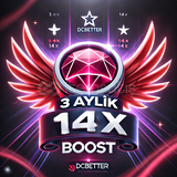 ⭐️[HIZLI TESLİM] DİSCORD 3 AYLIK 14X BOOST⭐️