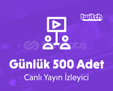 Hızlı Teslim ⭐ Twitch 24 Saat 500 İzleyici Hızlı Teslim ⭐ Twitch 24 Saat 500 İzleyici