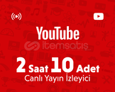 Hızlı Teslim ☄️ YouTube 2 Saat 10 İzleyici