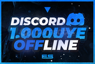 (HIZLI TESLİMAT) 1000 Discord Offline Üye