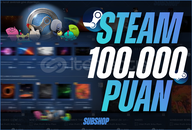 HIZLI TESLİMAT⭐️100.000 STEAM PUANI + GARANTİ⭐️