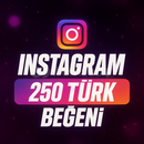⭐[⚡HIZLI TESLİMAT⚡] 250 TÜRK BEĞENİ⭐