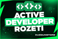 [HIZLI TESLİMAT] Aktif Geliştirici Rozeti 
