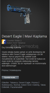 ⚡HIZLI TESLİMAT | Desert-Eagle Mavi Kaplama | ⚡