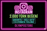 ⭐HIZLI TESLİMAT İNSTAGRAM 2000 TÜRK BEĞENİ⭐