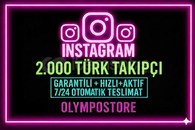 ⭐HIZLI TESLİMAT İNSTAGRAM 2000 TÜRK TAKİPÇİ⭐