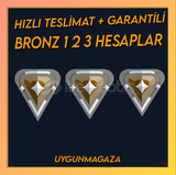 (HIZLI TESLİMAT) TR MAİLLİ BRONZ 1 2 3 HESAPLAR