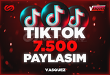 ⭐[HIZLI] Tiktok 7500 Paylaşım⭐