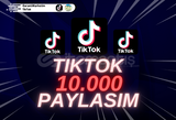 ⭐[HIZLI] Tiktok 10.000 Paylaşım⭐