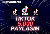 ⭐[HIZLI] Tiktok 5.000 Paylaşım⭐