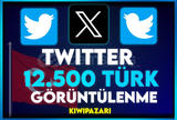 ⭐️ [HIZLI + TÜRK] TWITTER 12500 GÖRÜNTÜLENME