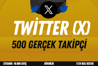 ⭐[GARANTİLİ] Twitter 500 Gerçek Takipçi ⭐⭐