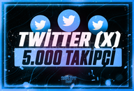 ☘️[HIZLI] Twitter 5000 Gerçek Takipçi☘️