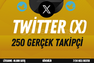 ⭐[GARANTİLİ] Twitter 250 Gerçek Takipçi ⭐⭐