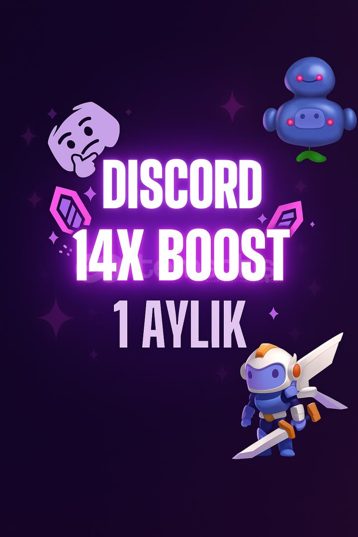 ⚡ Hızlı ve Güvenilir: 1 Aylık 14x Discord Boost ⚡ Hızlı ve Güvenilir: 1 Aylık 14x Discord Boost