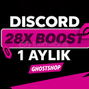 (HIZLI+BOTSUZ) 1 AYLIK 28X DİSCORD BOOST