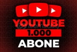 ⭐(HIZLI!!)YOUTUBE 1000 ABONE / KALİTELİ⭐