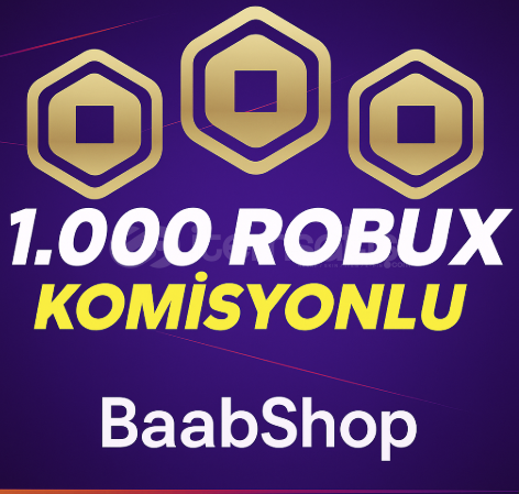 Hızlısından 1000 Robux (Komisyon Bizden) Hızlısından 1000 Robux (Komisyon Bizden)